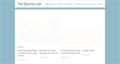 Desktop Screenshot of byrneslab.net