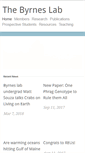 Mobile Screenshot of byrneslab.net